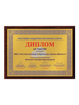 Плакетка подарочная - PL100