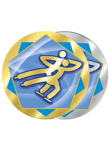 Вкладыш в медаль/ приз/ кубок - Эскиз-521/522-37