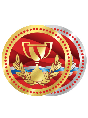 Вкладыш в медаль/ приз/ кубок - Эскиз-521/522-26