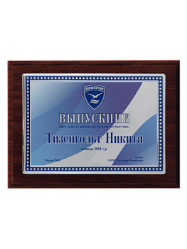 Плакетка подарочная - PL525