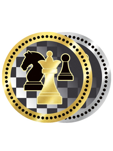 Вкладыш в медаль/ приз/ кубок - Эскиз-521/522-46