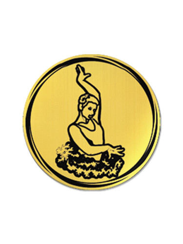 Вкладыш в медаль/ приз/ кубок - VK381/382-38