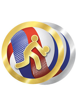 Вкладыш в медаль/ приз/ кубок - Эскиз-521/522-55