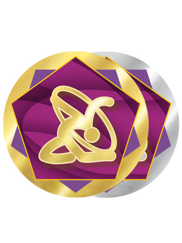 Вкладыш в медаль/ приз/ кубок - Эскиз-521/522-43