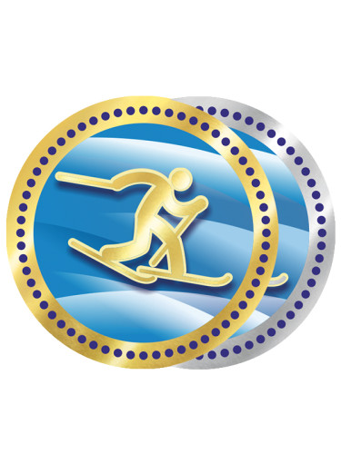 Вкладыш в медаль/ приз/ кубок - Эскиз-521/522-22