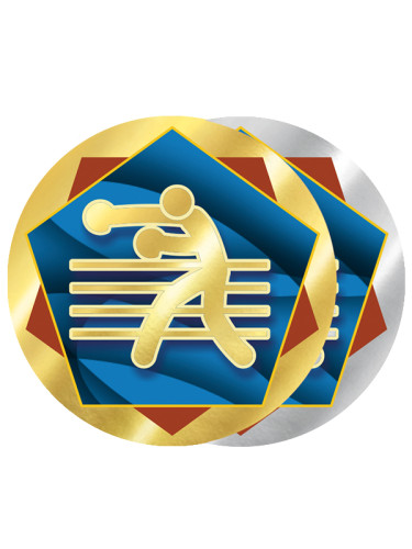 Вкладыш в медаль/ приз/ кубок - Эскиз-521/522-9