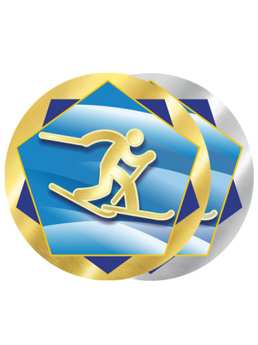 Вкладыш в медаль/ приз/ кубок - Эскиз-521/522-21