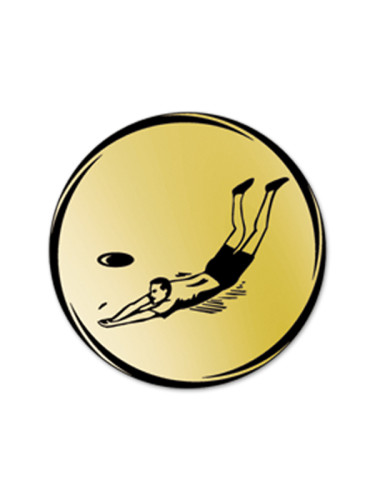 Вкладыш в медаль/ приз/ кубок - VK381/382-91