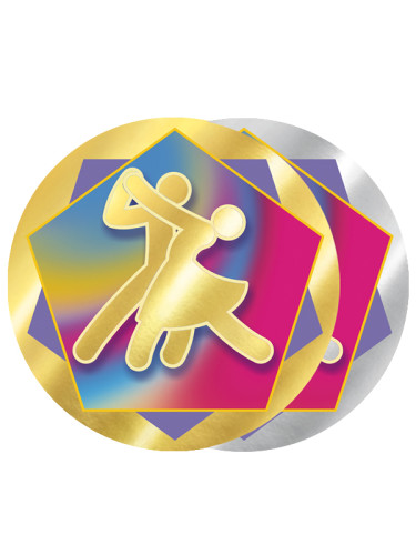 Вкладыш в медаль/ приз/ кубок - Эскиз-521/522-3