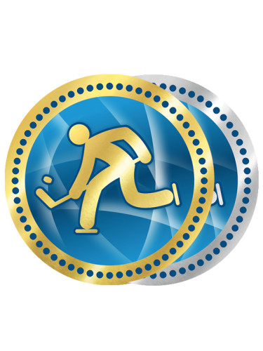 Вкладыш в медаль/ приз/ кубок - Эскиз-521/522-42